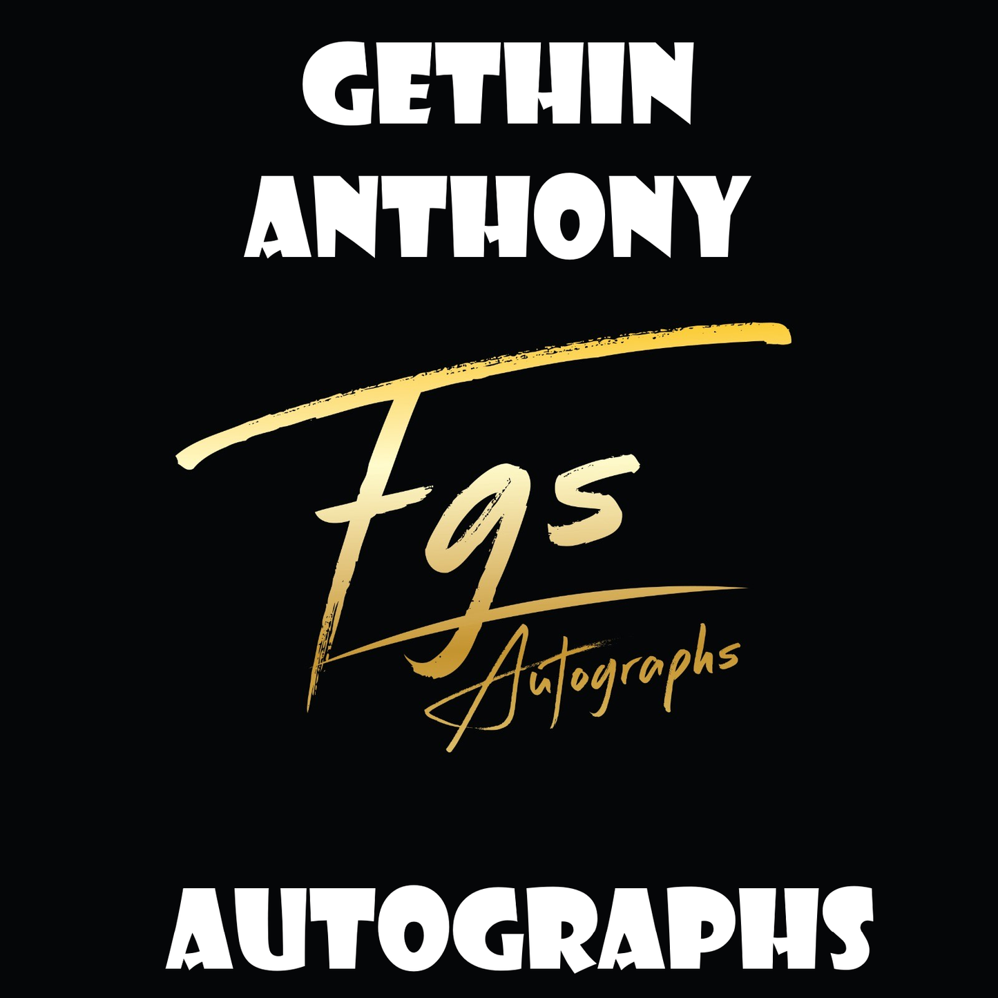 Gethin Anthony Autograph