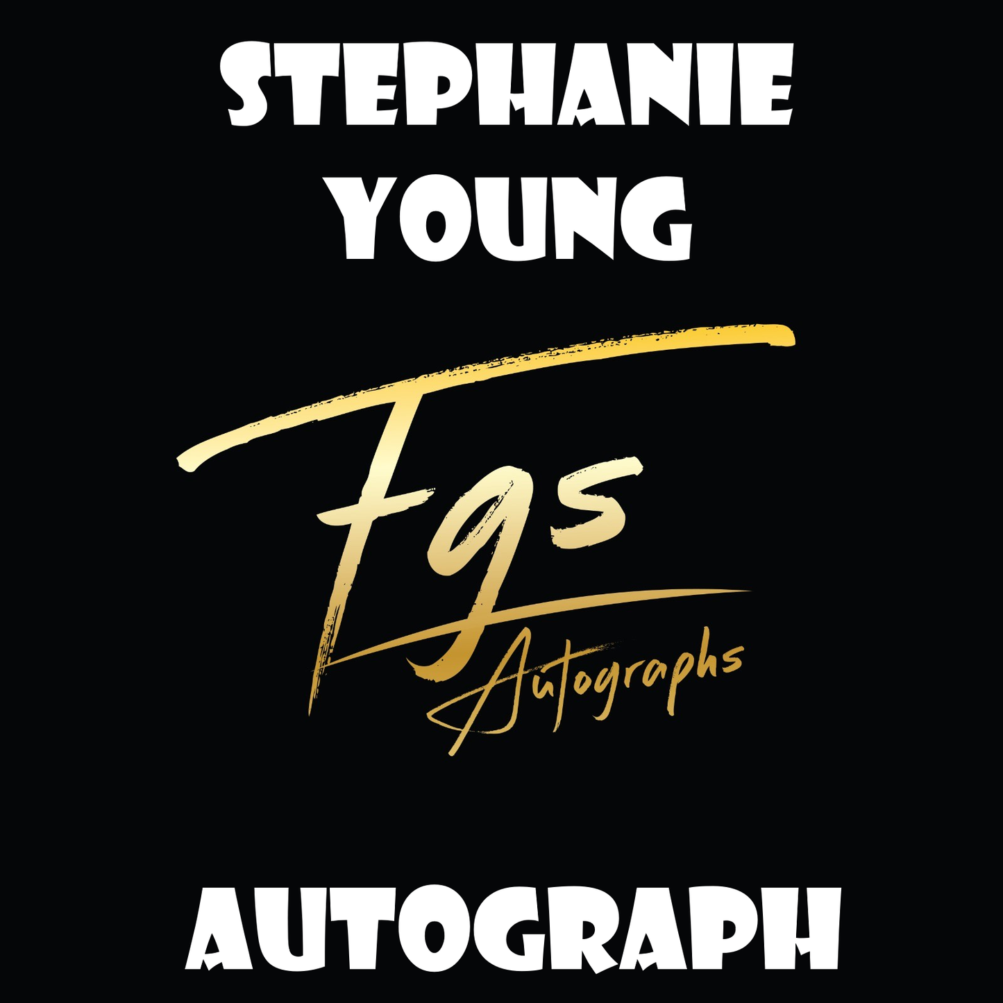 Stephanie Young Autograph