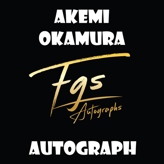 Akemi Okamura Autograph Consignment Send in