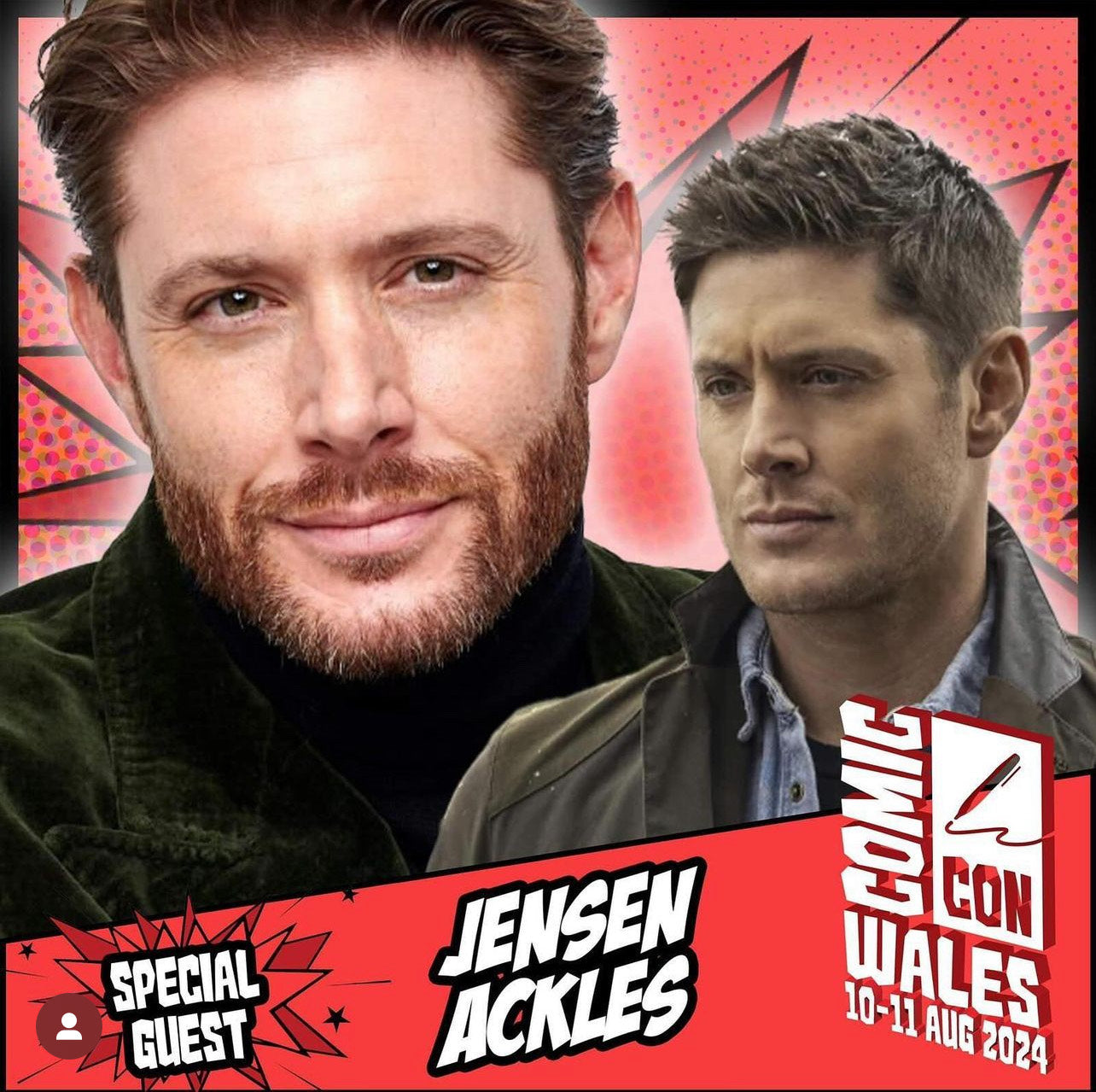 Jensen Ackles Wales Comic Con Send In