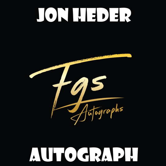 John Heder Autograph Table Rate