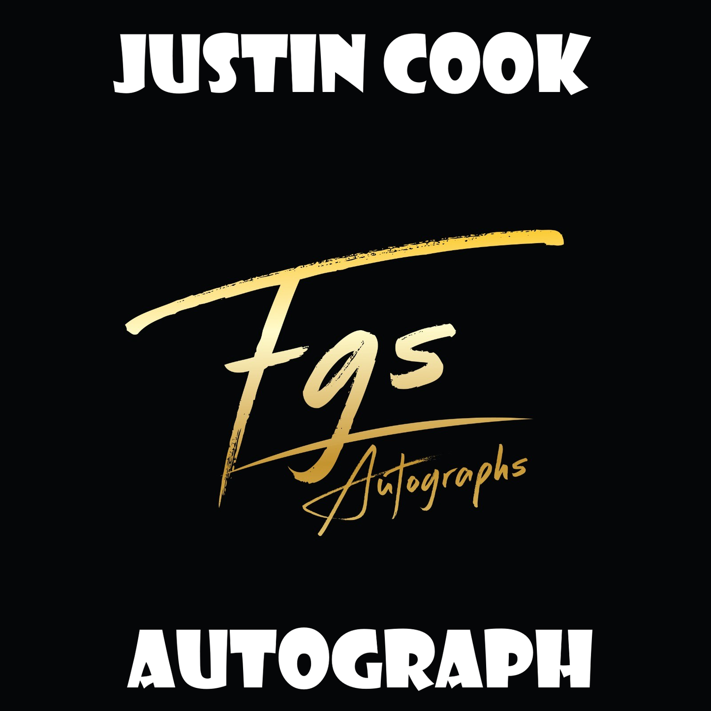 Justin Cook Autograph/Quote Table Rate