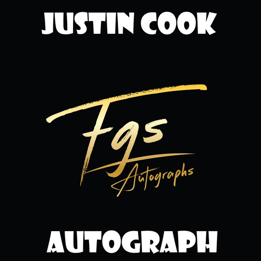 Justin Cook Autograph/Quote Table Rate