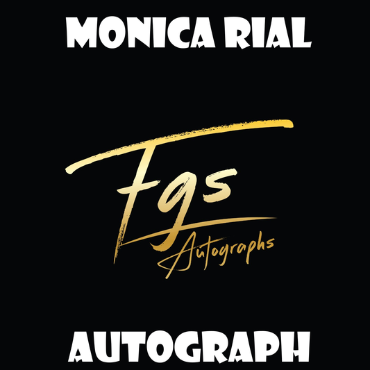 Monica Rial Autograph/Quote Table Rate