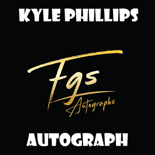 Kyle Phillips Autograph/Quote Table Rate