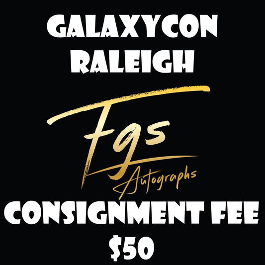 Galaxycon Raleigh Consignment Fee