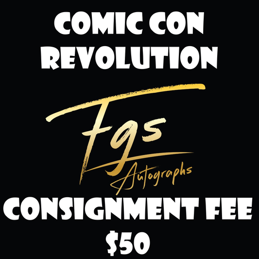 Comic Con Revolution Consignment Fee