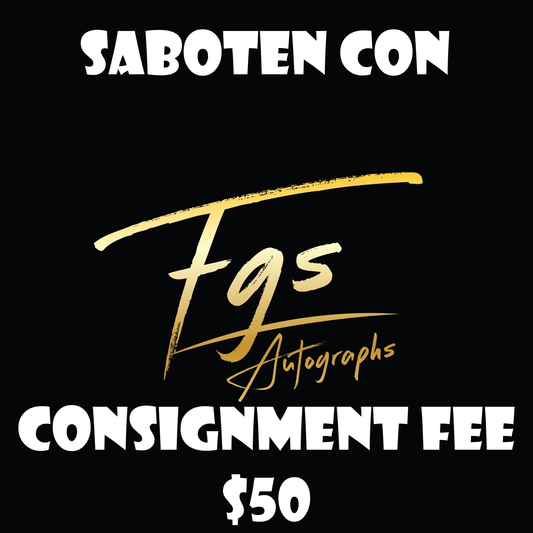 Saboten Con Consignment Fee