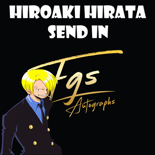 Hiroaki Hirata Autograph Send in