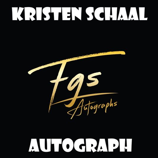 Kristen Schaal Autograph Table Rate