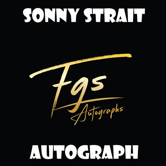 Sonny Strait Autograph/Quote Table Rate