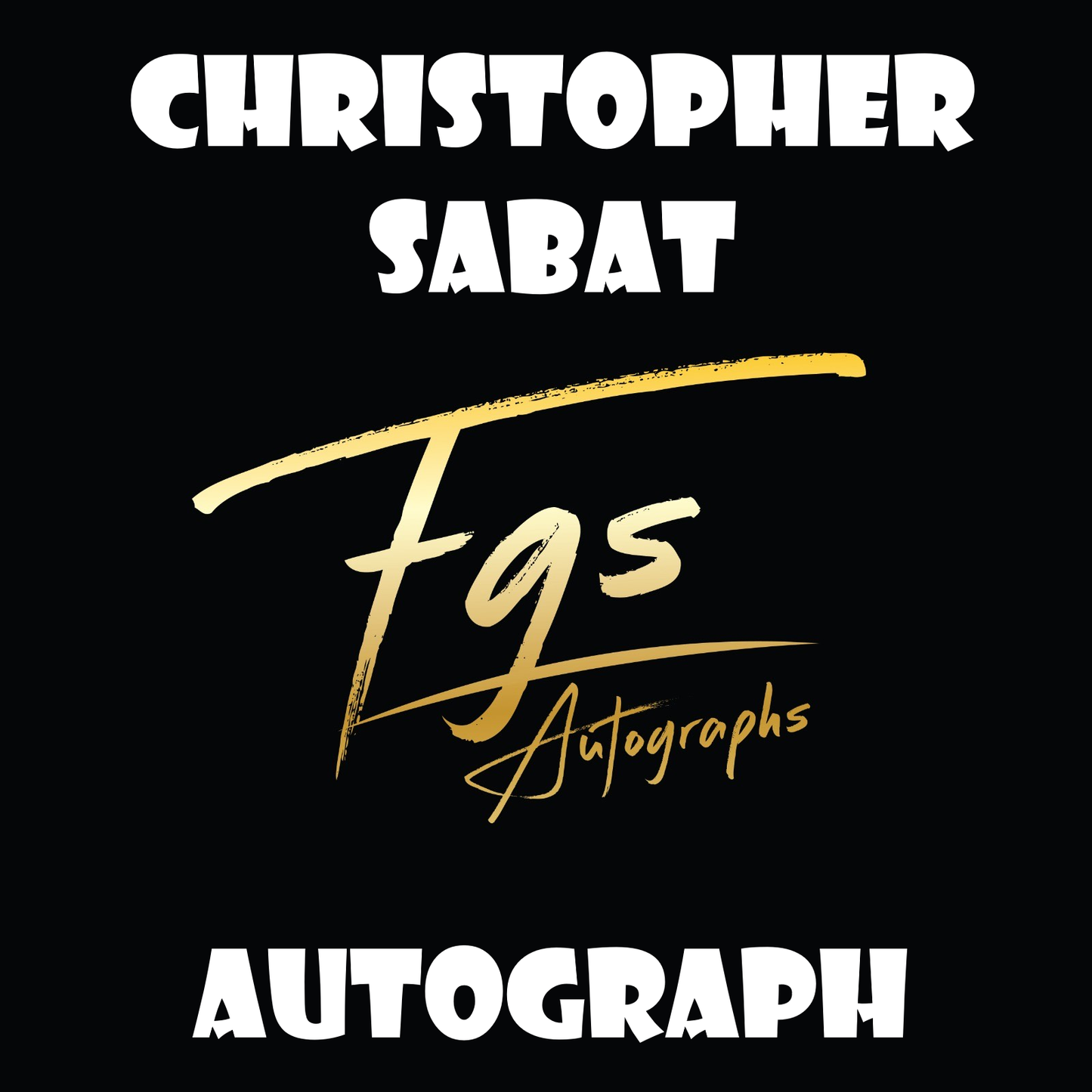 Christopher Sabat Autograph