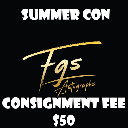 Summer Con Consignment Fee