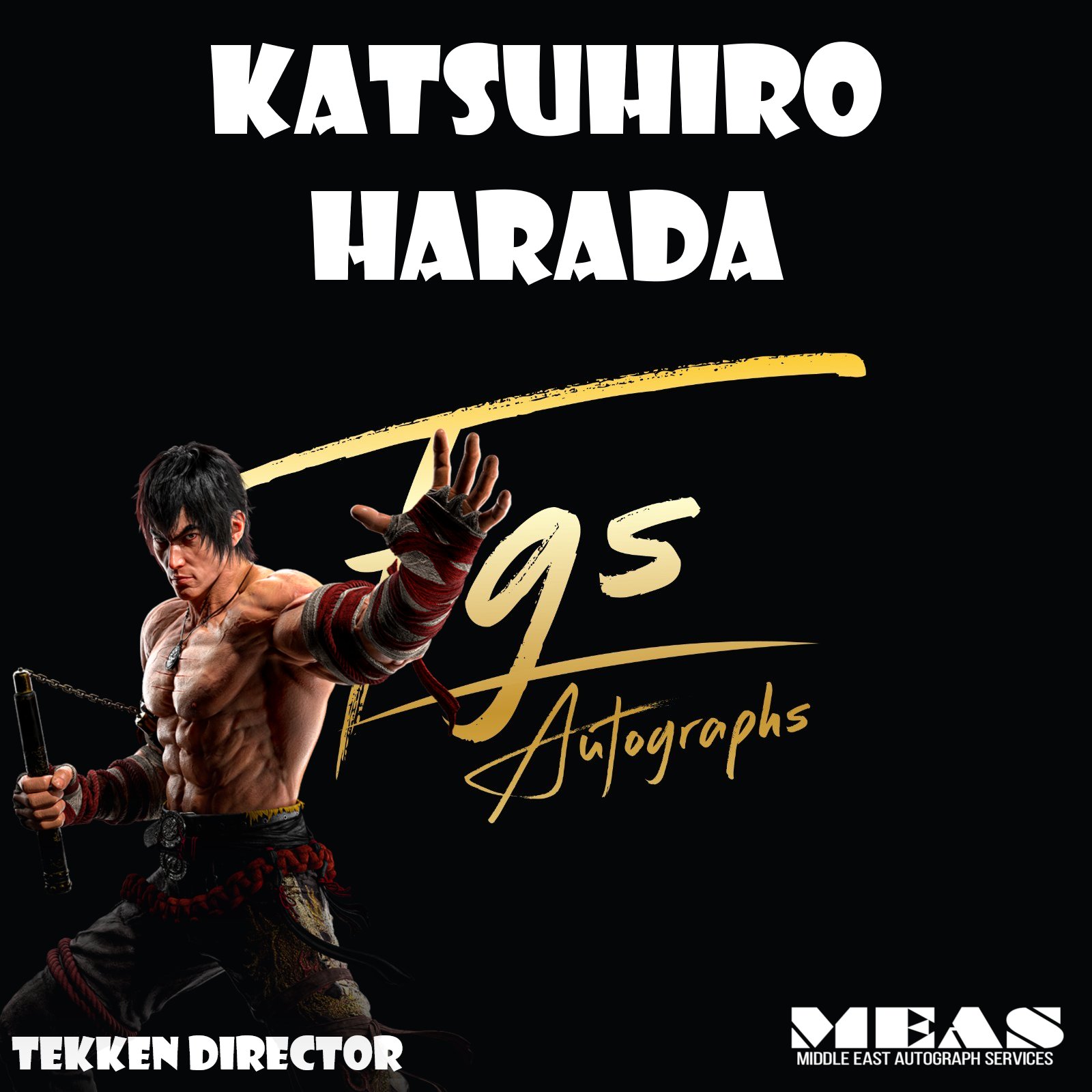 Katsuhiro Harada Autograph Send In – FGS Autographs