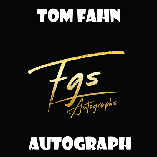 Tom Fahn Autograph/Quote Table Rate